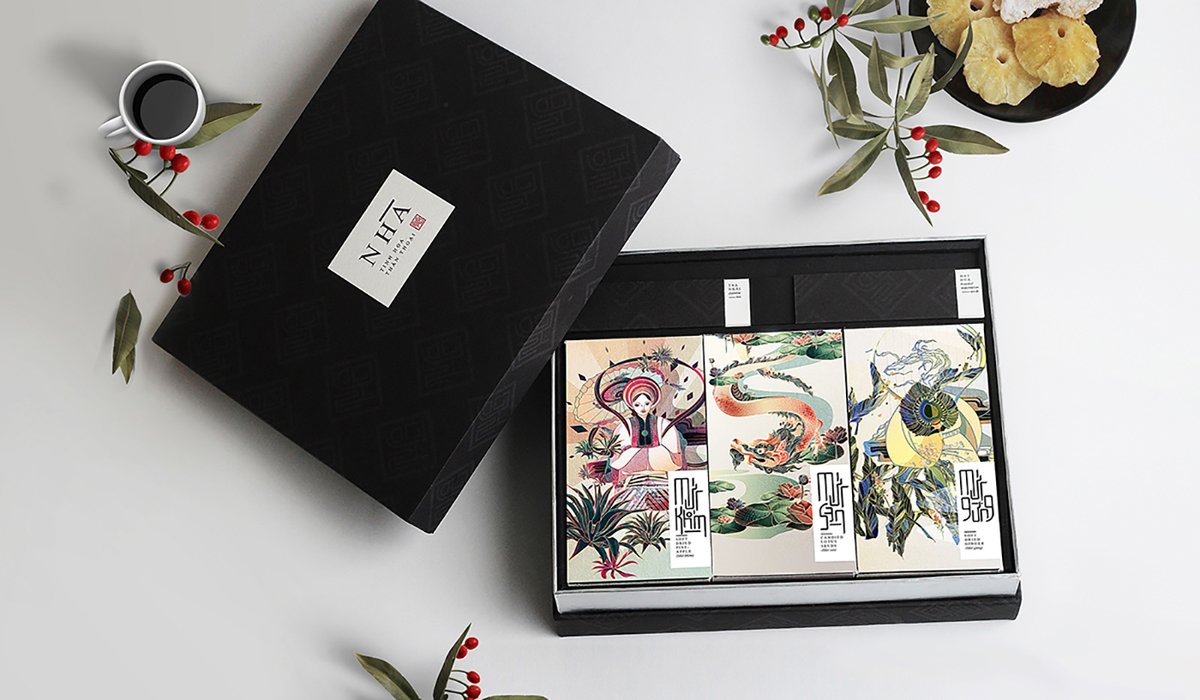 越南蜜餞食品 Nhà 品牌包裝vi設(shè)計(jì)，vi設(shè)計(jì)，視覺(jué)形象vi設(shè)計(jì)，食品vi設(shè)計(jì)，品牌包裝設(shè)計(jì)，蜜餞食品品牌vi設(shè)計(jì)，vi品牌策劃，深圳vi設(shè)計(jì)，左右格局