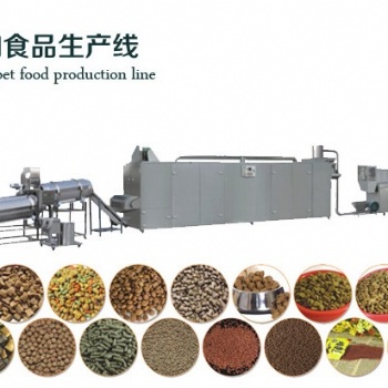 發(fā)酵狗糧雙螺桿膨化機(jī)，濕法工藝漂浮性魚飼料生產(chǎn)線蒸汽調(diào)制器