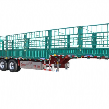 鑼響半掛車 新國(guó)標(biāo)半掛車 倉(cāng)柵式半掛車 空氣懸架 廠家