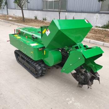 多功能四驅(qū)履帶旋耕機現(xiàn)貨 履帶果園開溝機 后置式履帶旋耕機