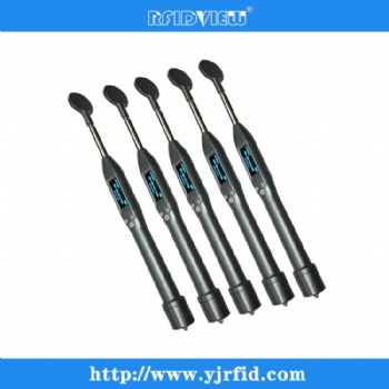 藍(lán)牙低頻伸縮桿式耳標(biāo)讀卡器，防水桿式魚類掃碼器