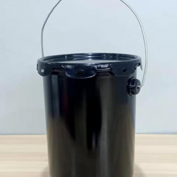 供應(yīng)1GAL 4.5L 金屬直罐桶 金屬直身桶 鐵機(jī)打膠桶 直壁桶 硅酮膠桶