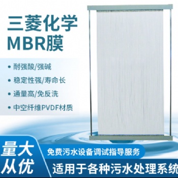 三菱化學(xué)浸沒式MBR簾式膜中空纖維超濾pvdf簾式膜60E002**膜片
