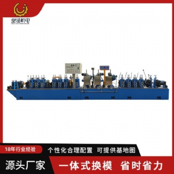山東不銹鋼制管機械設備焊管成型機生產線裝飾用管工業(yè)焊管全自動卷管機