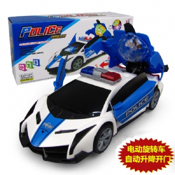 抖音同款自動(dòng)升降開(kāi)門(mén)車模型電動(dòng)萬(wàn)向燈光音樂(lè)360°旋轉(zhuǎn)兒童玩具車