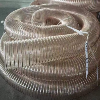 Pu聚氨酯鍍銅鋼絲工業(yè)排煙管透明排風(fēng)管