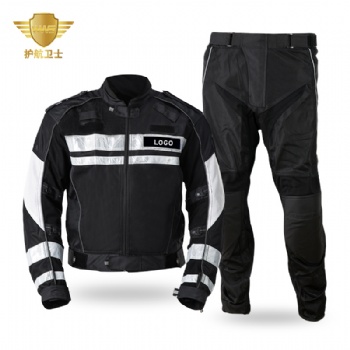護航衛(wèi)士HW-004春秋款黑色騎行服送CE護具